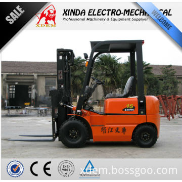 XDEM JJCC Forklift 1.5 Tons Gasoline Forklift CPQD15 manual Stacker Forklft Truck in good price